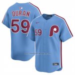 Camiseta Beisbol Hombre Philadelphia Phillies Jhoan Duran Alterno Limited Azul Claro