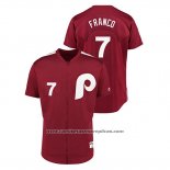 Camiseta Beisbol Hombre Philadelphia Phillies Maikel Franco 1979 Saturday Night Special Autentico Rojo