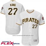 Camiseta Beisbol Hombre Pittsburgh Pirates Jung Ho Kang Blanco Flex Base Autentico Collection