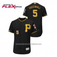 Camiseta Beisbol Hombre Pittsburgh Pirates Lonnie Chisenhall Autentico Flex Base Negro