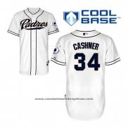 Camiseta Beisbol Hombre San Diego Padres Andrew Cashner 34 Blanco Primera Cool Base