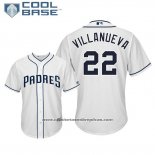 Camiseta Beisbol Hombre San Diego Padres Christian Villanueva Cool Base Primera Blanco