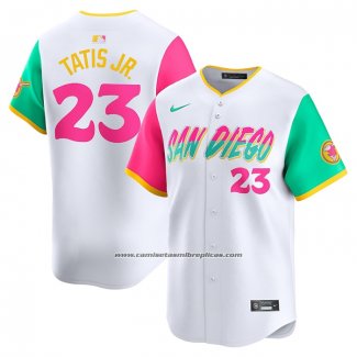 Camiseta Beisbol Hombre San Diego Padres Fernando Tatis Jr. Primera Elite Blanco