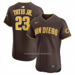 Camiseta Beisbol Hombre San Diego Padres Fernando Tatis Jr Segunda Elite Marron