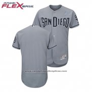 Camiseta Beisbol Hombre San Diego Padres Gris 2018 Dia del Padre Flex Base