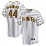 Camiseta Beisbol Hombre San Diego Padres Joe Musgrove Replica Blanco