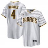 Camiseta Beisbol Hombre San Diego Padres Luis Arraez Primera Replica Blanco