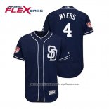 Camiseta Beisbol Hombre San Diego Padres Wil Myers Flex Base Entrenamiento de Primavera 2019 Azul