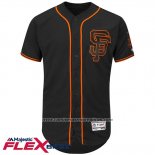 Camiseta Beisbol Hombre San Francisco Giants Blank Negro Flex Base Autentico Collection