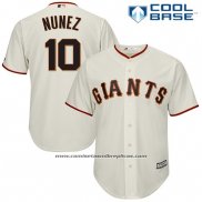 Camiseta Beisbol Hombre San Francisco Giants Eduardo Nunez Crema Cool Base