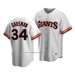 Camiseta Beisbol Hombre San Francisco Giants Kevin Gausman Cooperstown Collection Primera Blanco