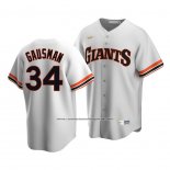 Camiseta Beisbol Hombre San Francisco Giants Kevin Gausman Cooperstown Collection Primera Blanco
