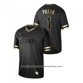 Camiseta Beisbol Hombre San Francisco Giants Kevin Pillar 2019 Golden Edition Negro