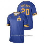 Camiseta Beisbol Hombre Seattle Mariners Daniel Vogelbach Cooperstown Collection Legend Azul