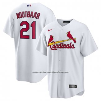 Camiseta Beisbol Hombre St. Louis Cardinals Lou Brock Blanco Cooperstown Collection
