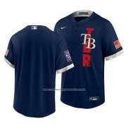Camiseta Beisbol Hombre Tampa Bay Rays 2021 All Star Replica Azul