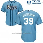 Camiseta Beisbol Hombre Tampa Bay Rays Kevin Kiermaier Azul Autentico Collection Cool Base