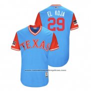 Camiseta Beisbol Hombre Texas Rangers Adrian Beltre 2018 LLWS Players Weekend El Koja Azul