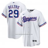 Camiseta Beisbol Hombre Texas Rangers Adrian Beltre Retired Primera Replica Blanco
