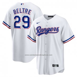 Camiseta Beisbol Hombre Texas Rangers Adrian Beltre Retired Primera Replica Blanco
