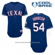Camiseta Beisbol Hombre Texas Rangers Matt Harrison 54 Azul Alterno Cool Base