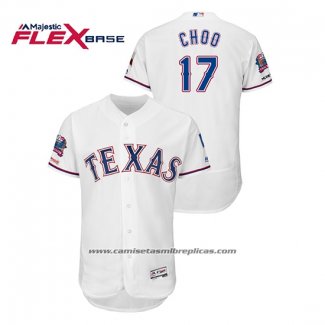 Camiseta Beisbol Hombre Texas Rangers Shin Soo Choo Blanco