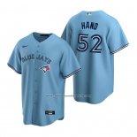 Camiseta Beisbol Hombre Toronto Blue Jays Brad Hand Alterno Replica Azul