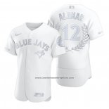 Camiseta Beisbol Hombre Toronto Blue Jays Roberto Alomar Awards Collection Retirement Blanco