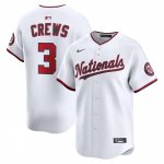 Camiseta Beisbol Hombre Washington Nationals Dylan Crews Alterno Limited Blanco