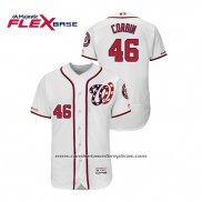 Camiseta Beisbol Hombre Washington Nationals Patrick Corbin Autentico Flex Base Blanco