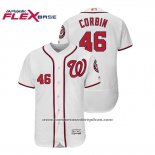 Camiseta Beisbol Hombre Washington Nationals Patrick Corbin Flex Base Autentico Collezione Primera Blanco