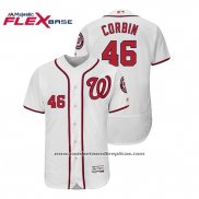 Camiseta Beisbol Hombre Washington Nationals Patrick Corbin Flex Base Autentico Collezione Primera Blanco