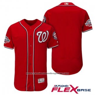 Camiseta Beisbol Hombre Washington Nationals Scarlet 2018 All Star Alterno Flex Base