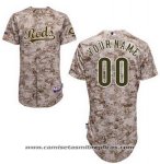 Camiseta Beisbol Mujer Cincinnati Reds Personalizada Camo