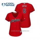 Camiseta Beisbol Mujer Indians Brandon Guyer Cool Base Alterno 2019 Rojo