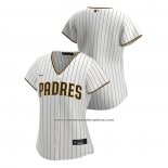 Camiseta Beisbol Mujer San Diego Padres Replica 2020 Primera Blanco