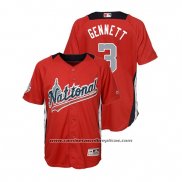 Camiseta Beisbol Nino All Star Scooter Gennett 2018 Home Run Derby National League Rojo