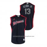 Camiseta Beisbol Nino Atlanta Atlanta Braves 2019 All Star Player National League Ronald Acuna Jr. Azul