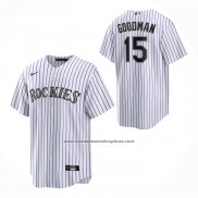 Camiseta Beisbol Nino Colorado Rockies Hunter Goodman Primera Replica Blanco