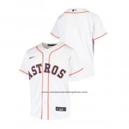 Camiseta Beisbol Nino Houston Astros Replica Primera Blanco