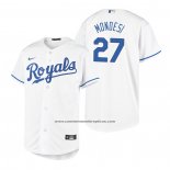 Camiseta Beisbol Nino Kansas City Royals Adalberto Mondesi Replica Primera Blanco