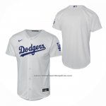 Camiseta Beisbol Nino Los Angeles Dodgers Primera Stadium Blanco