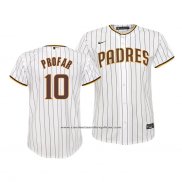 Camiseta Beisbol Nino San Diego Padres Jurickson Profar Replica Primera Blanco