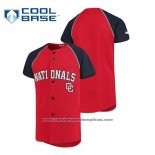 Camiseta Beisbol Nino Washington Nationals Personalizada Stitches Rojo Azul
