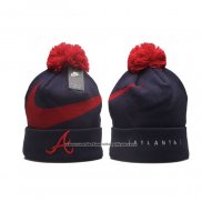 Gorro Beanie Atlanta Braves Nike Swoosh Peak Azul Marino