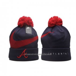 Gorro Beanie Atlanta Braves Nike Swoosh Peak Azul Marino