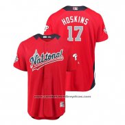 Camiseta Beisbol Hombre All Star Philadelphia Phillies Rhys Hoskins 2018 Home Run Derby National League Rojo