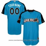 Camiseta Beisbol Hombre American League 2017 All Star Personalizada Azul Camiseta Beisbol Hombre American League 2017 All Star Personalizada Azul