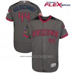 Camiseta Beisbol Hombre Arizona Diamondbacks 2017 Estrellas y Rayas 44 Paul Goldschmidt Gris Flex Base