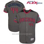 Camiseta Beisbol Hombre Arizona Diamondbacks 2017 Estrellas y Rayas 44 Paul Goldschmidt Gris Flex Base